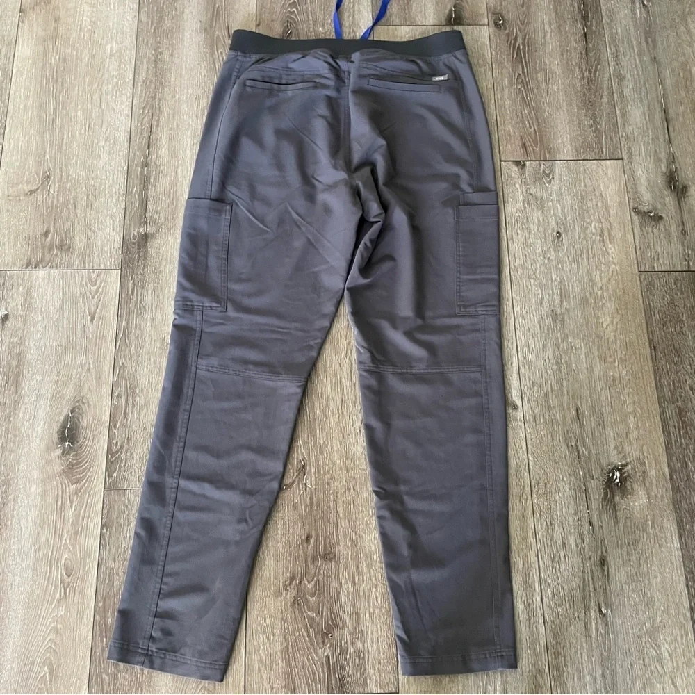 FIGS Axim Cargo Scrub Pants Technical Collection Size XL Grey